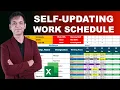 Create a SMART Work Schedule in Excel That Updates Itself Free File