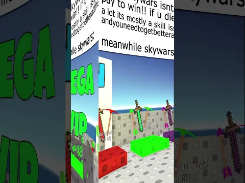 its not p2w guys trust 🙏 #roblox #skywars #memes #videogamememes #robloxmemes #funnymemes #shorts