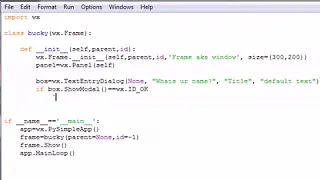 wxPython Programming Tutorial-5 Text Boxes for Input