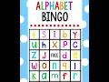Alphabet BINGO Home PE Activity