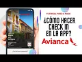 How to check in to Avianca using the app - Step-by-step tutorial
