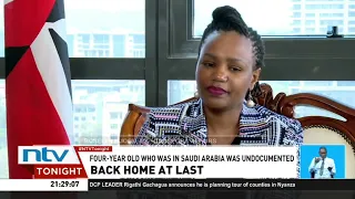 Four-year-old baby Precious Wambui finally reunites with her mother after a year in Saudi Arabia