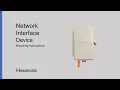 Network Interface Device Mounting Instructions