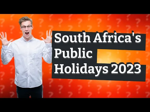 Download MP3 How many public holidays are there in South Africa in 2023?