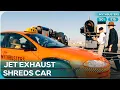 Parked a Real Car Behind a Turbojet Engine Mythbusters Season 1 Episode 15