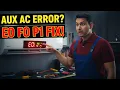 AUX Inverter AC All Error Codes Explained E0 E1 F0 P1 Complete Troubleshooting Guide