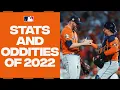 CRAZIEST stats and oddities of 2022 HOU World Series No-Hitter SEA 7-run comeback and more