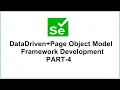 Selenium Framework from Scratch Part 4 DataDriven and POM Page Objects and Test Classes