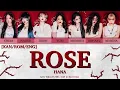 HANA - ‘ROSE’ 歌詞動画 Lyric Video by ME | Girl in Red Dress [KAN/ROM/ENG]