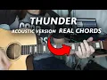 Download Lagu Thunder Guitar Cover - Boys Like Girls (Real Chords - Original Acoustic Version)