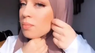 طريقة لف الطرحة السوري 