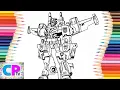 Transformers Coloring Pages How to Color Transformers Drawing of Winged Hero