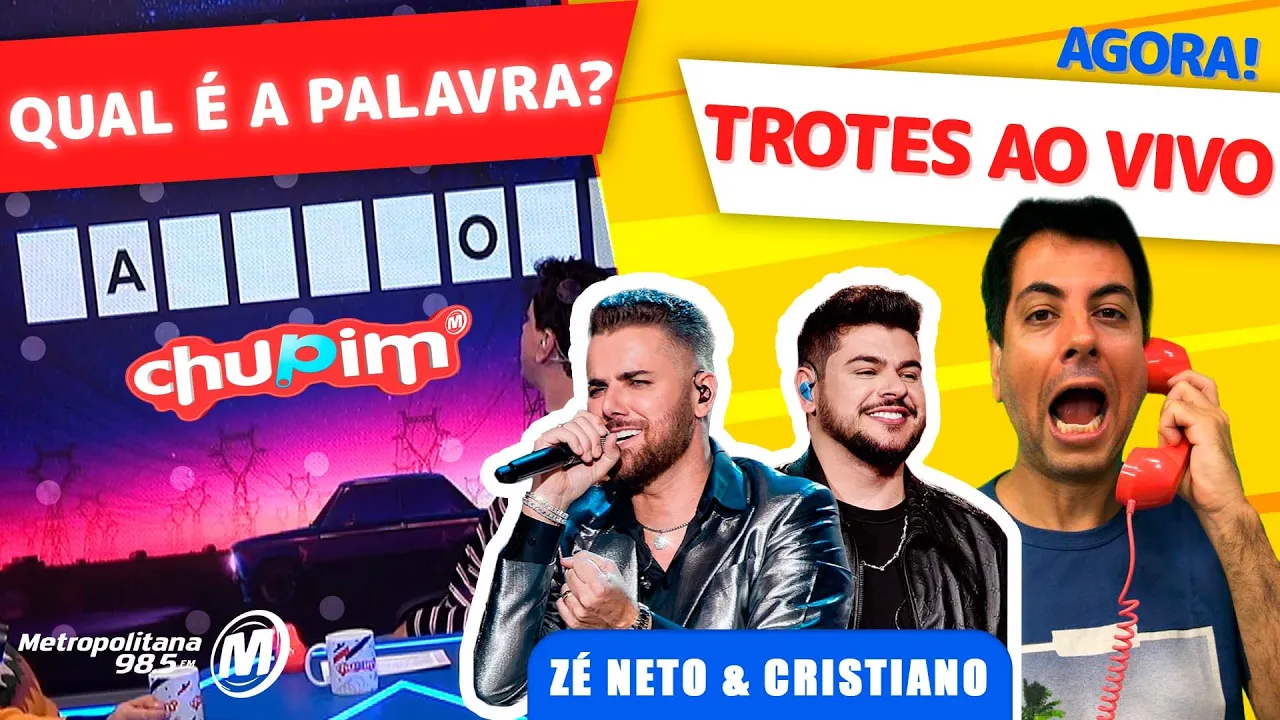 ZÉ NETO & CRISTIANO, TROTES E A PALAVRA MISTERIOSA!!! - 25/05/2023