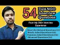 54 Django Developer Interview Questions Common Advanced QuerySet Mostly Asked Django Questions