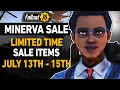 Fallout 76 Minerva Sale Location July 13th - 15th