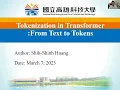 quarter RNN Tokenization in Transformer From Text to Tokens
