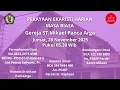 PERAYAAN EKARISTI HARIAN PEKAN BIASA XXXIV, JUMAAT  28  NOVEMBER 2025 PKL 05.30 WIB