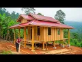 Lagu 60 Days Alone in the Woods: Building a Dream Log Home, Making a Bed | Start to Finish