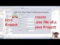 60 Create set up exe of Java Project Make Java Executable Convert jar into exe file in netbeans
