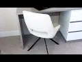 Elegant Swivel Vanity Chair Without Wheels