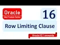 Oracle New feature 12c row limiting clause