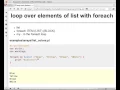 Beginner Perl Maven tutorial 4 3 - foreach loop over list