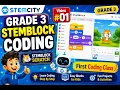 Grade 3 Stemblock Scratch Coding First Coding Class for Kids