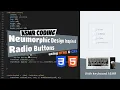ASMR Programming Neumorphic Design Inspired Radio Buttons - No Talking
