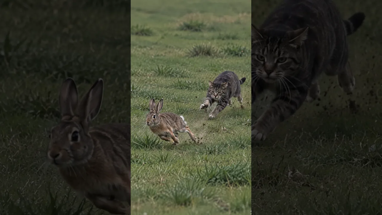 Cat vs Rabbit | #animals