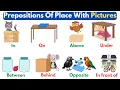 Preposition Prepositions Of Place In English Basic Prepositions With Pictures in English Grammar