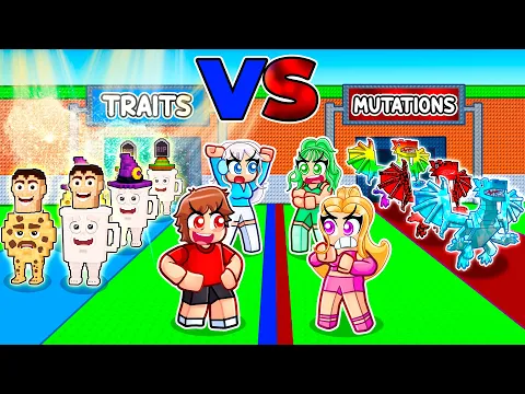 Video Thumbnail: Traits VS Mutations Challenge In Steal A Brainrot!