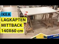 Ikea LAGKAPTEN MITTBACK ukuran 140x60 cm