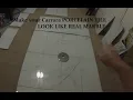 How to lay out Carrara porcelain 12 x 24 tile Vertical stacked