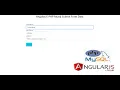 AngularJS PHP Mysql Submit Form Data