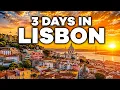3 Days in LISBON Portugal 2026 Perfect Travel Itinerary for First-Time Visitors