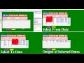 How to Search Records between Two dates using DataGrid Control and DTPicker Control in VB 6 0