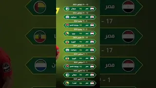 مواعيد مباريات منتخب مصر في تصفيات كاس العالم      دندنها