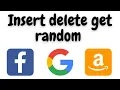 Insert delete get random Insert delete get random leetcode Insert delete get random python