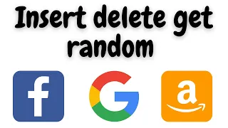 Insert delete get random Insert delete get random leetcode Insert delete get random python