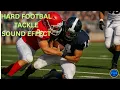 Hard Football Tackle Sound Effect - Realistic Impact