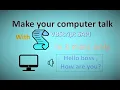 Easiest and fastest way to make your computer talk Harmless virus prank In 3 mins only VBS