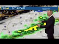 Tracking incoming rain then a stretch of sunny days