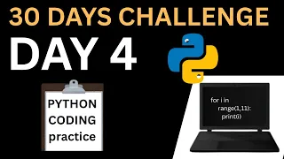 Day 4 - Solve 5 Python coding Problems 30 Days Python coding Practice Challenge