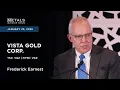 Lagu Frederick Earnest of Vista Gold Corp. presents at Metals Investor Forum in Vancouver | January 2026