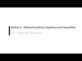 Section 3 4 2 - Applications of Rational Equations Ex 1