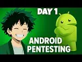 Android Application Penetration Testing Day 1 Intro Lab Setup 2025