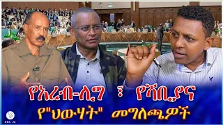 የአረብ ሊግ የሻቢያና የ ህውሃት መግለጫዎች 