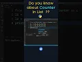What is The Work of Counter in Python Python tricks