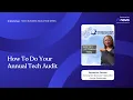 How To Do Your Annual Tech Audit Simplify Your Tech Stack Save Money