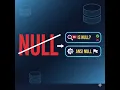 NULL in SQL - Not zero not empty just nothing